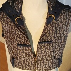 Vintage ChristianDior John Galliano Monogram Vest
